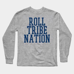 Roll Tribe Nation - Blue Long Sleeve T-Shirt